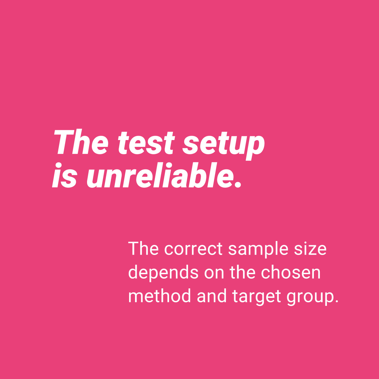 How To Avoid The Most Common Mistakes In Concept Testing